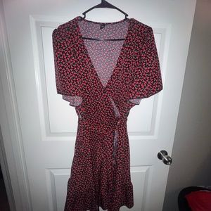 Woman’s floral dress